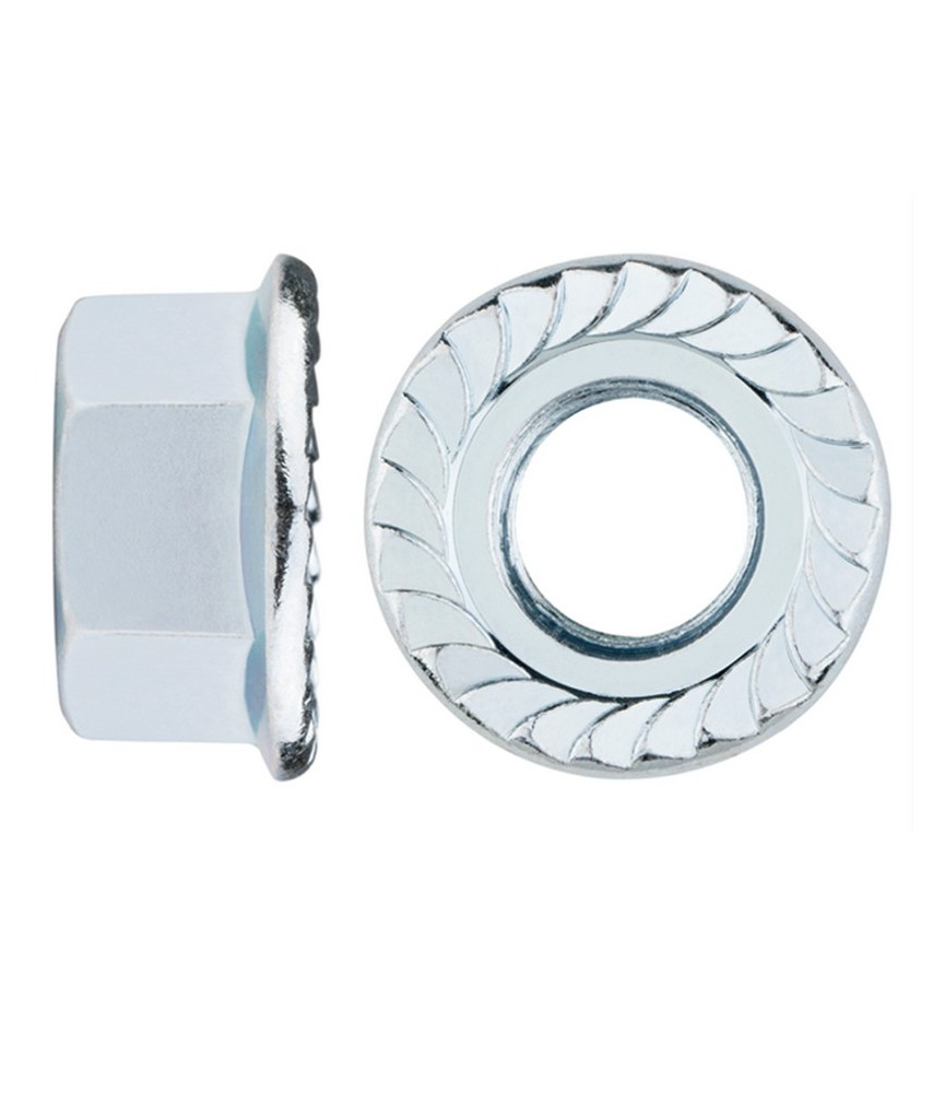 TUERCA BRIDA GRAFILADA DIN-6923 M.6