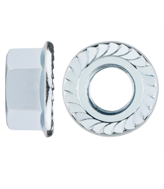 TUERCA BRIDA GRAFILADA DIN-6923 M.6