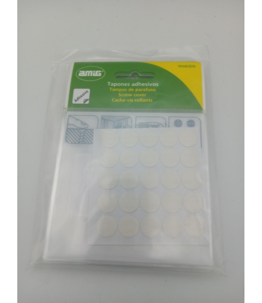 TAPON ADHESIVO 614-12 BLANCO
