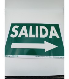 CARTEL NÂº1042 SALIDA/FLECHA DCHA | Herrajes HE