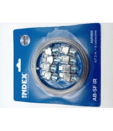 KIT ROLLO ABRAZADERA SIN FIN INOX 3 METROS + 8 CABEZALES | Herrajes HE