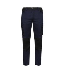 PANTALON STRETCH BICOLOR AZUL NAVI/NEGRO T-46