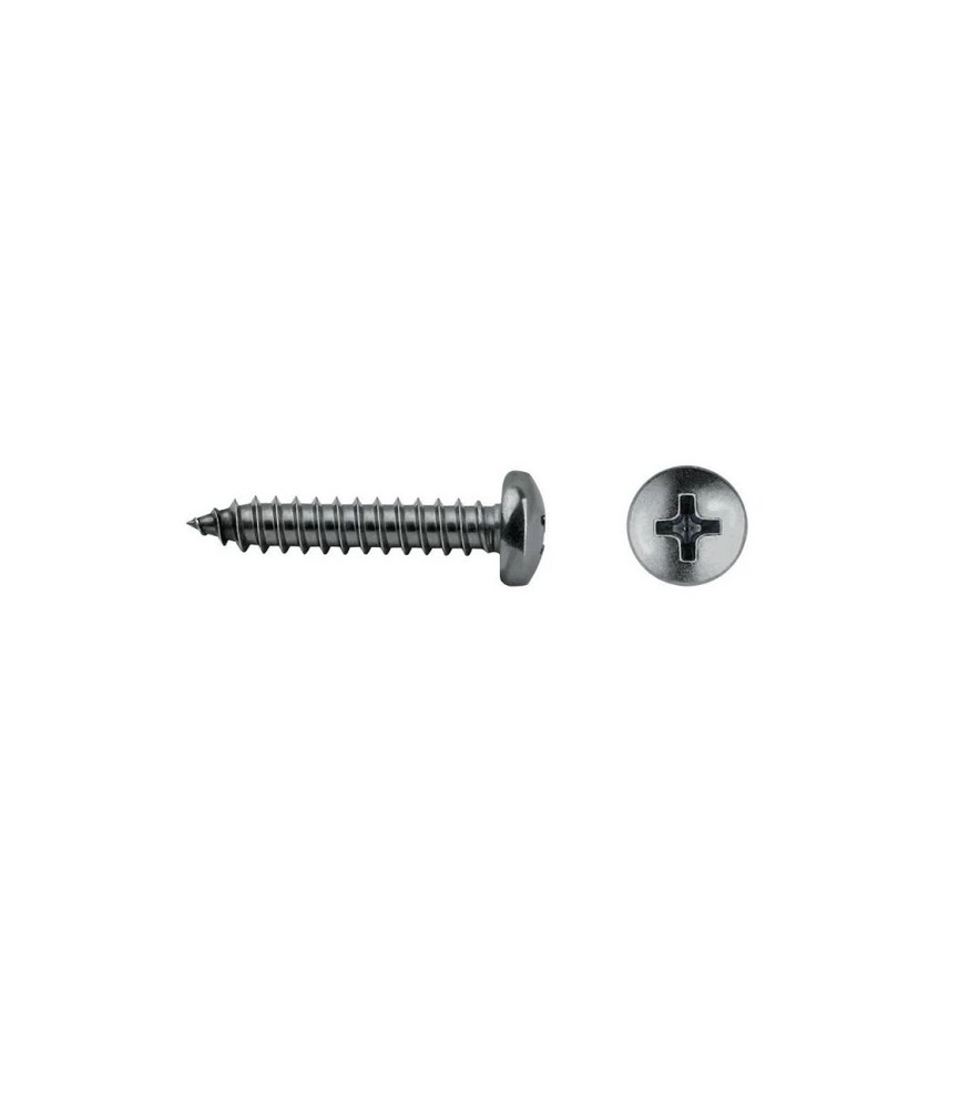 TORNILLO R/CHAPA CAB. ALOMADA DIN 7981 INOX A2 4.2X25 | Herrajes HE