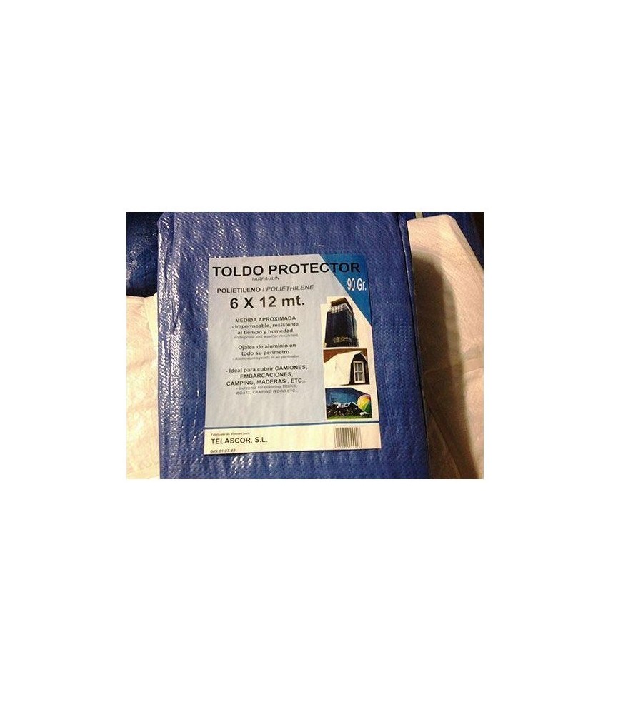 TOLDO MULTIUSO REFORZADO 3X4MT. AZUL | Herrajes HE