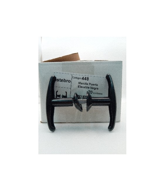 MANIVELA NEGRA MICEL PUERTA BASCULANTE | Herrajes HE