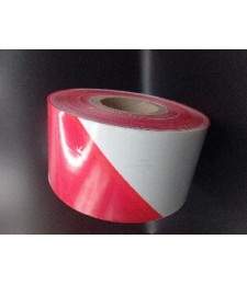 CINTA BALIZA ROJA/BLANCA ANCHO 10CM. ROLLO 250 MTS | Herrajes HE