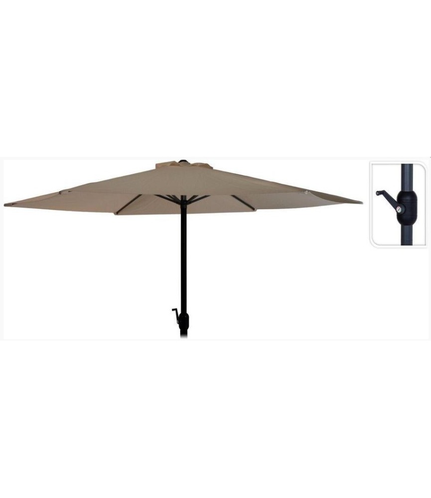 SOMBRILLA JARDIN 3MTS.MARRON | Herrajes HE