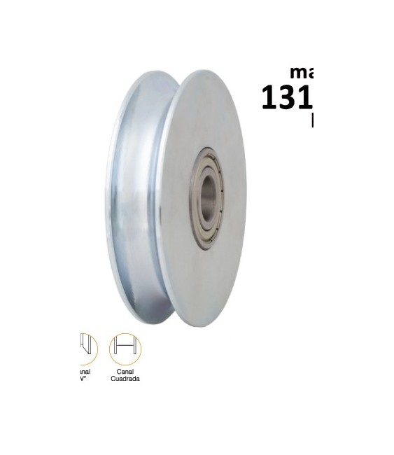 POLEA DOBLE RODAMIENTO 120X20U REF:1081