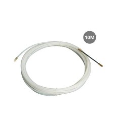 GUIA PASACABLES GSC NYLON 4mm 10 MTS. BLANCO