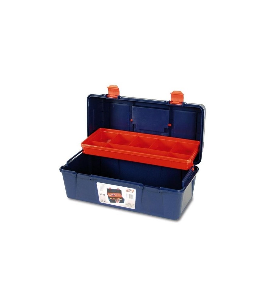 CAJA HERRAMIENTAS PLASTICO TAYG 24 (400X206X188mm) | Herrajes HE
