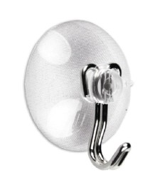 PERCHA VENTOSA B50800H C/GANCHO ACERO 30mm (BLIST.2UNID.) | Herrajes HE