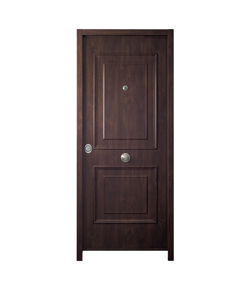 PUERTA OMEGA G4 DOBLE CASETON ROBLE 90X206 5P/1C IZDA.