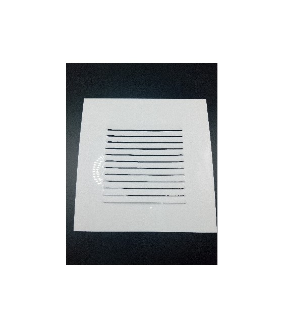 CHAPA REJILLA 20X20 BLANCO