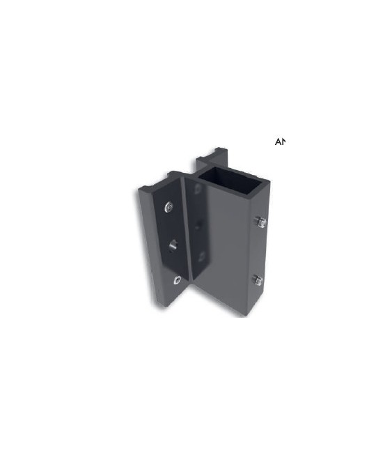 SOPORTE ALUM.ASOS 40X20 V3 ANOD.INOX