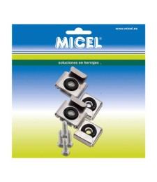 BLISTER SOPORTE ESPEJOS SC07 45X25mm ZN | Herrajes HE