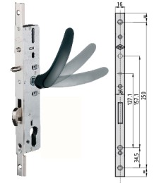 CERRADURA 1I5K/25 AI/CN F.U.16mm