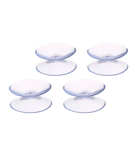 BLISTER VENTOSAS DOBLES TRANSPARENTES 30 mm | Herrajes HE