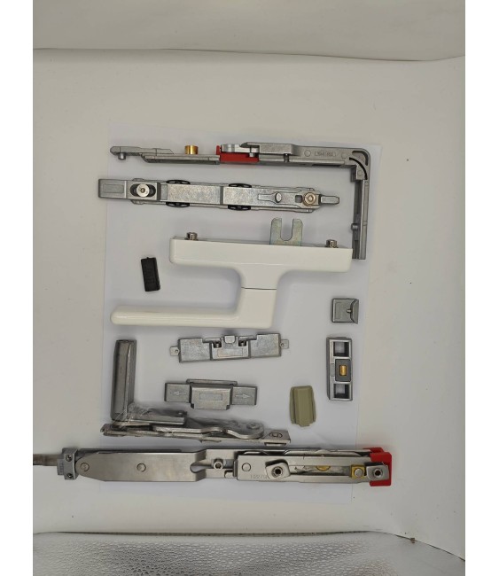 KIT OSCILO OCULTO 1 HOJA COMPAS CORTO TECNAC + CREMONA LARISA (3260 O K LB)