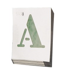 ABECEDARIO EGYPT ALUM.40mm | Herrajes HE