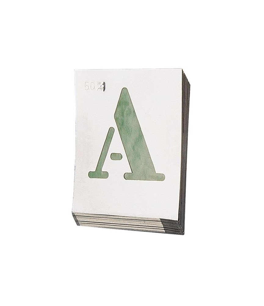 ABECEDARIO EGYPT ALUM.40mm