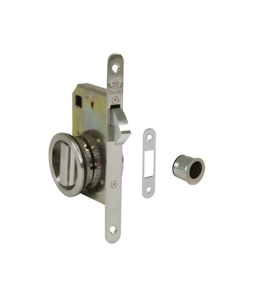 CERRADURA KIT 611-50 CROMADO MATE