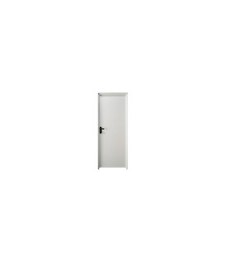 PUERTA DOBLE CHAPA  REJILLA 1000X2000  BLANCA DCHA