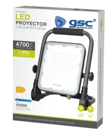 FOCO LED EXTERIOR GSC C/SPORTE MOVIL 50W 6500K