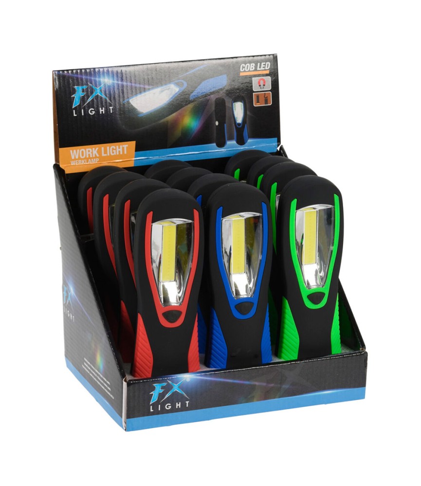 LINTERNA LED CON GANCHO E IMAN 3XAA (NO INCLUIDAS)