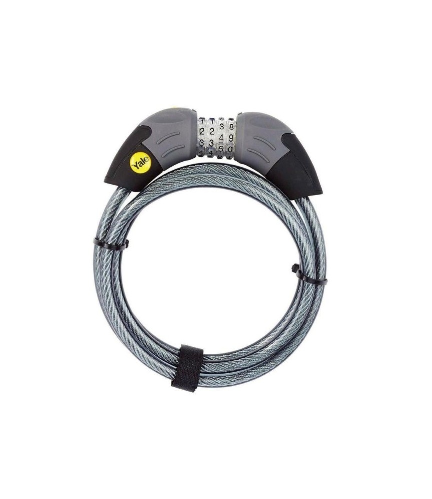 CABLE CANDADO YALE 180X1CMS COMBINACION