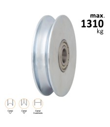 POLEA DOBLE RODAMIENTO 150X20V ANGULO