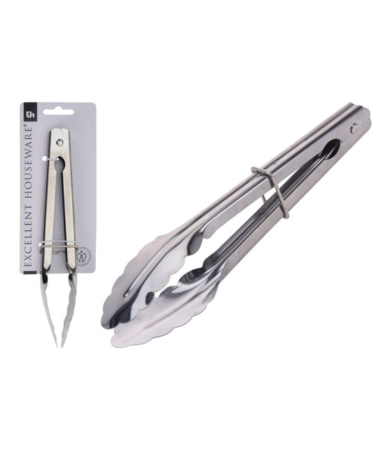 PINZAS ACERO INOXIDABLE CON ANILLA AJUSTABLE 24CMS | Herrajes HE