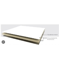 PANEL SANDWICH 3000X1250X20X0.5 BLANCO