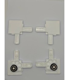 JUEGO ESCUAD.MOSQUITERA CORTE RECTO BLANCO