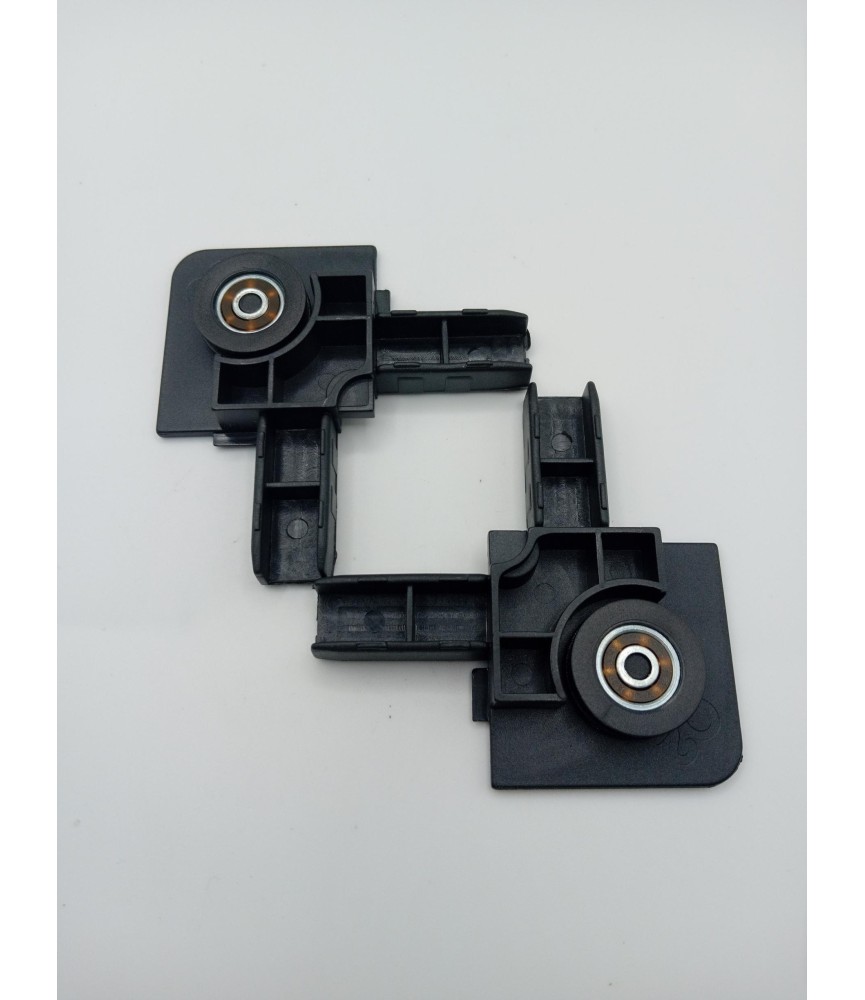 JUEGO ESCUAD.MOSQUITERA CORTE RECTO NEGRO | Herrajes HE