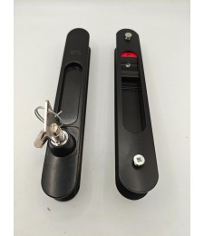 CONJUNTO CIERRE C/LLAVE NEGRO F-91C