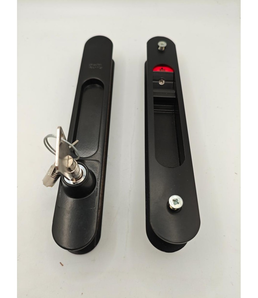 CONJUNTO CIERRE C/LLAVE NEGRO F-91C | Herrajes HE