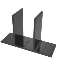 SOPORTE PARED 40MM NEGRO SOPPA4-3 | Herrajes HE