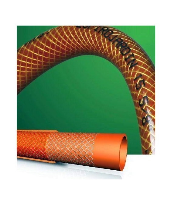 MANGUERA ROJA 25MM ROLLOS 50 MTROS