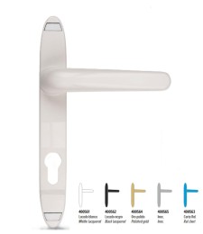 MANIVELA CON PLACA LARGA BERRAL NEGRA