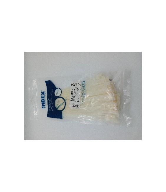 BRIDA NYLON BLANCA 4.8X200 (BLISTER DE 100UD) | Herrajes HE