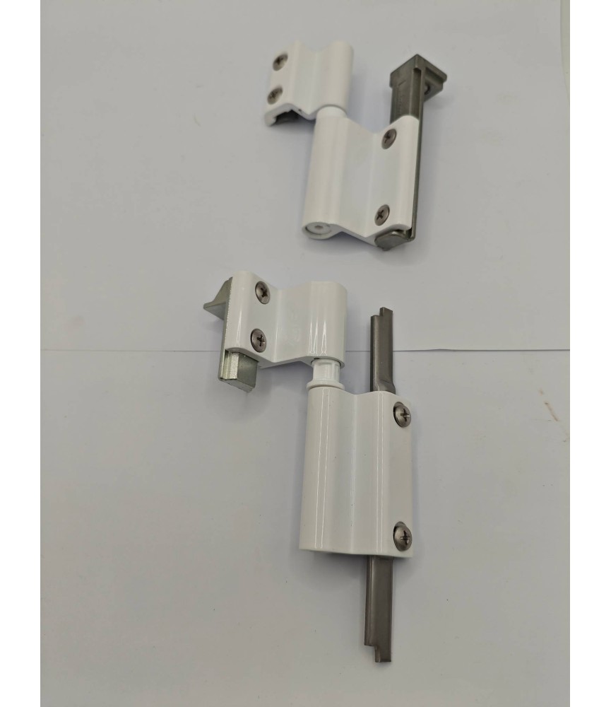 KIT BISAGRAS OSCILO GALICUBE SIMETRICA BLANCO | Herrajes HE