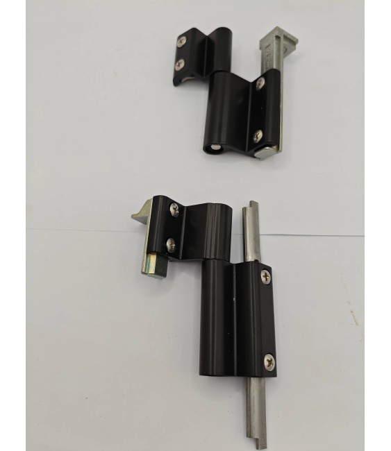 KIT BISAGRAS OSCILO GALICUBE SIMETRIC NEGRO | Herrajes HE