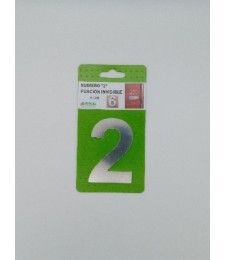 NUMERO 8CM SIN TALADRO INOX 2 | Herrajes HE