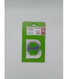LETRA 8CM SIN TALADRO INOX B