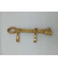 TIRADOR METAL CUERDA 250 MM DESPLAZADO LATON REF.1119-A