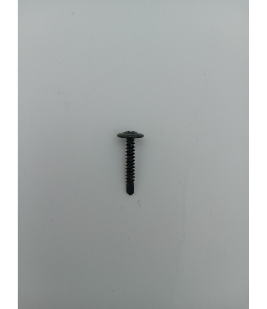 TORNILLO P/BROCA CAB. ALOM. C/ARANDELA DIN 75 HA 4.2X19 NEGRO | Herrajes HE