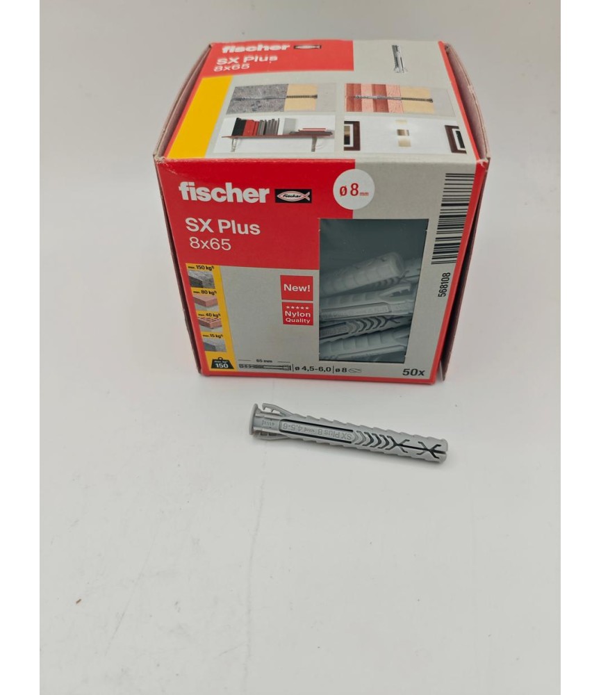 TACO FISCHER PLASTICO NÂº8 RF-SXL X65 | Herrajes HE