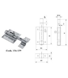 PASADOR BICROMATADO 454-85 RF-177