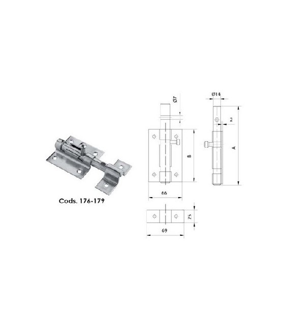 PASADOR BICROMATADO 454-85 RF-177