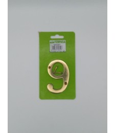 NUMERO LATON Nº9 8CM